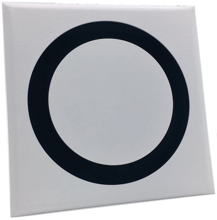 Вытяжка для ванной диаметр 100 мм FoZa FZ-100 black/white, цвет белый