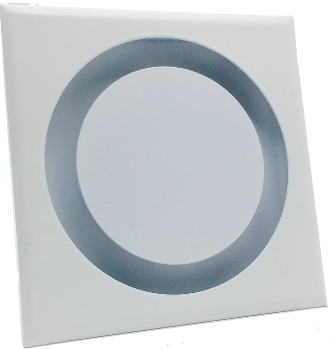 Вытяжка для ванной диаметр 100 мм FoZa FZ-100 white, цвет белый