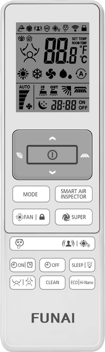 Настенный кондиционер Funai RAC-I-EM35HP.D04, цвет белый - фото 7
