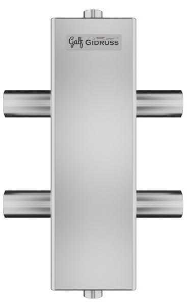 Гидрострелка GIDRUSS переходной тройник для обжимного соединения giacomini