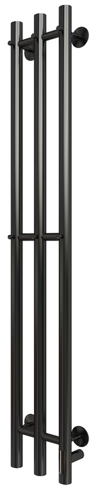 

Электрический полотенцесушитель GROIS, Черный, GROIS Trio GR-138 190х1200 П3 RAL 9005 R
