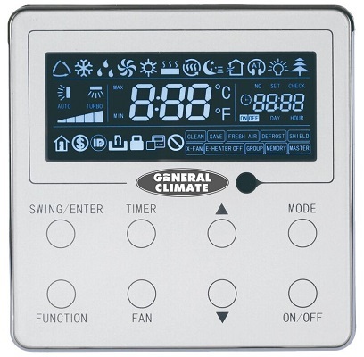 Кассетная VRF система 6-7,9 кВт General Climate