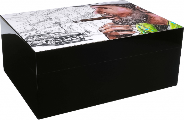 

Настольный хьюмидор Gentili, Черный, Gentili Cuban Smoker на 50 сигар, Черный лак SV50-Black-Cuban-Smoker