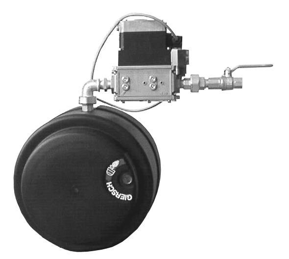 

Газовая горелка Giersch, Giersch RG30-Z-L-N кВт-105-260, KEV20 3/4