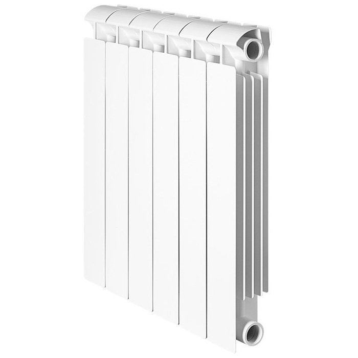 Алюминиевый радиатор Global Klass 350 4 сек, цвет белый - фото 1
