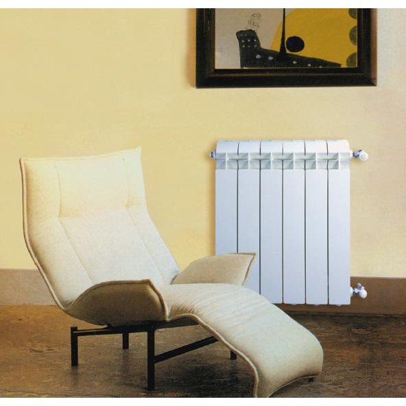 Алюминиевый радиатор Global Vox 500 4 секц, цвет белый - фото 2