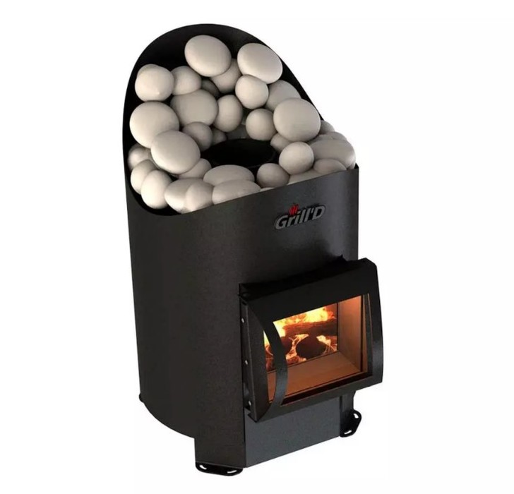 Дровяная печь 10 кВт Grill'D модуль шашлычный grillux для suomi grill fireplace 58х41х13