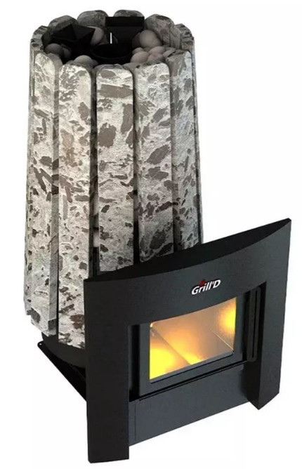 Дровяная печь 25 кВт Grill'D подставка гриль для микроволновой печи доляна 22×22×10 см хром