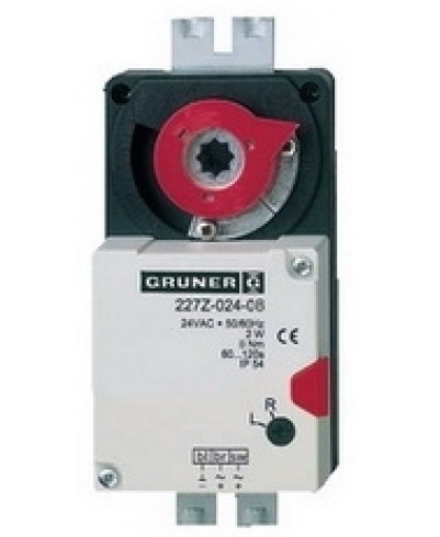 Электропривод Gruner 227CZ-024-10/8E8, размер 8х8 Gruner 227CZ-024-10/8E8 - фото 1