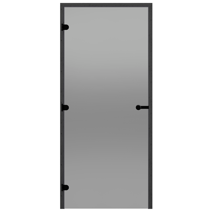 Двери стеклянные HARVIA 8/21 Black Line коробка сосна, серая D82102BL двери стеклянные harvia 8 21 коробка осина серая d82102h