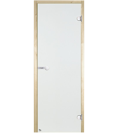 Двери стеклянные HARVIA 9/19 коробка ольха, прозрачная D91904L, цвет нет