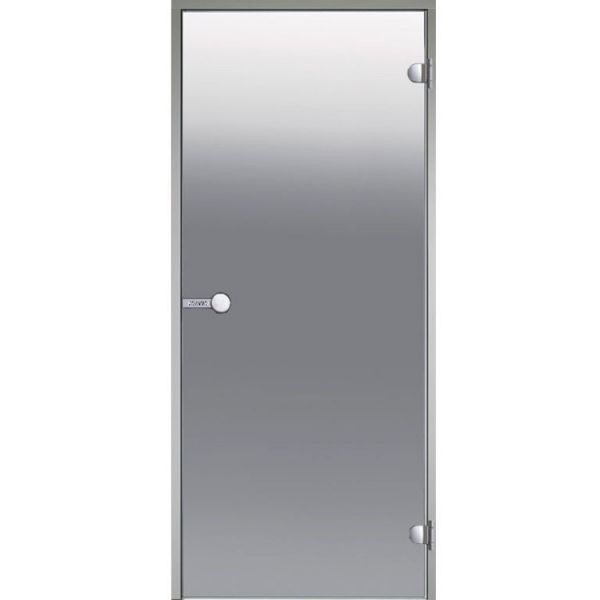 Двери стеклянные HARVIA 9/21 коробка алюминий, стекло серое DA92102, цвет серый