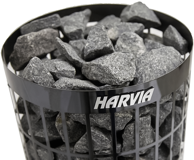 Электрическая печь HARVIA Cilindro PC90 Black Steel со встроенным пультом - фото 3