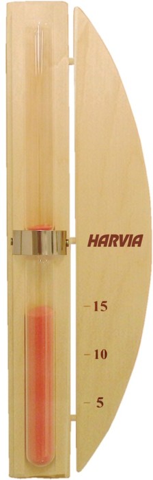 Песочные часы HARVIA песочные часы сувенирные для саун и бань на 15 минут 25 х 5 х 3 см упаковка блистер