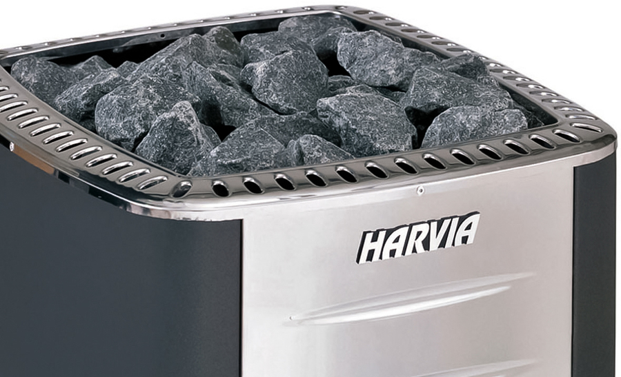 Дровяная печь 15 кВт HARVIA комплект верх низ 225 мм сталь цвет алюминий