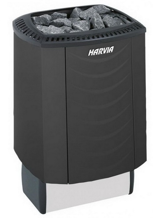Электрическая печь HARVIA Sound M90E Black без пульта, цвет черный