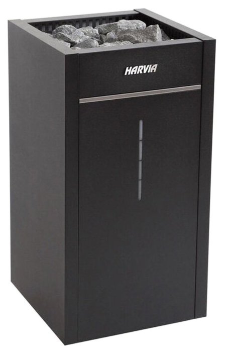 Электрическая печь 11 кВт HARVIA Virta Combi HL110S Black с парогенератором, 10.8 кВт+2.0 кВт (без пульта управления Griffin в комплекте)