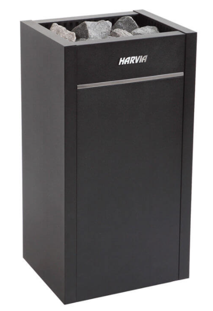 Электрическая печь HARVIA Virta HL90 black, 9.0 кВт (без пульта управления Griffin в комплекте), цвет черный