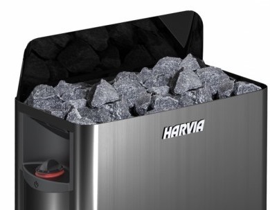 Электрическая печь HARVIA Wall SW90 Black Steel, цвет черная сталь - фото 2