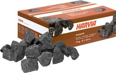 Камни для сауны HARVIA Габбро-диабаз 20 кг крупные, арт. AC3020 камни габбро диабаз колотые 20 кг в коробке банная линия