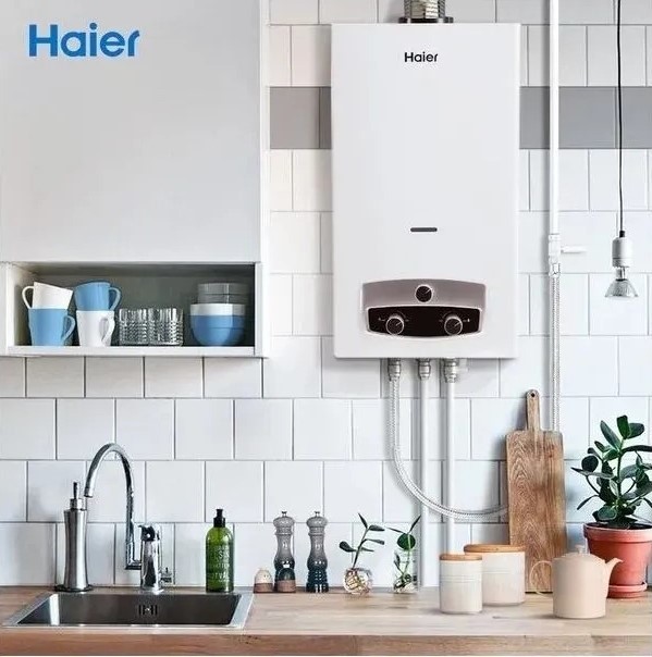 Газовый проточный водонагреватель Haier