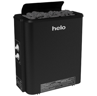цена Электрическая печь 9 кВт Helo Havanna 90 STS black
