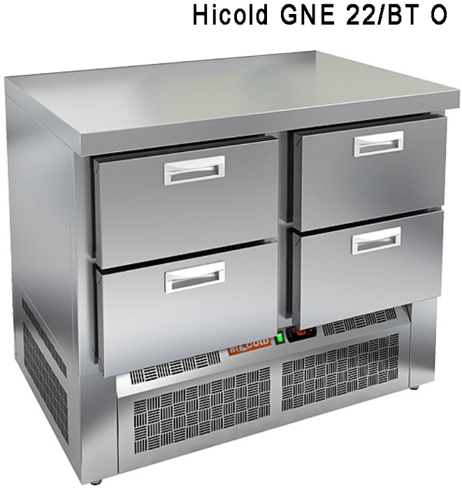 Морозильный стол Hicold GNE 11/BT О, размер 530x325 Hicold GNE 11/BT О - фото 4