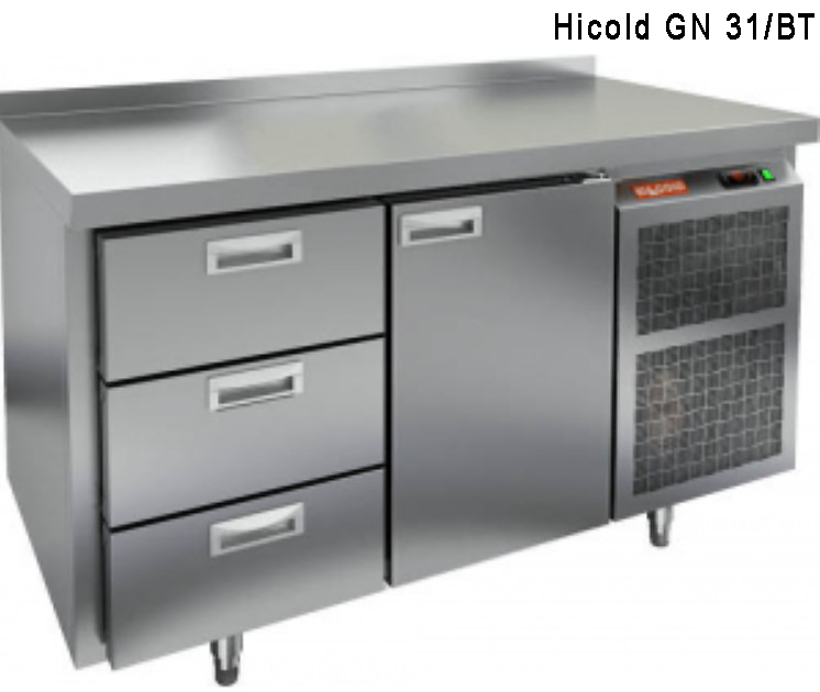 Морозильный стол Hicold GN 11/BT, размер 530x325 Hicold GN 11/BT - фото 6
