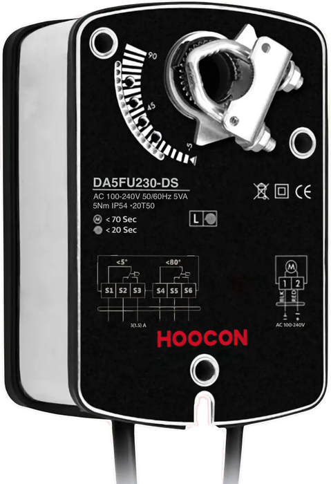 Электропривод Hoocon DA5FU24-AS, размер 12x12