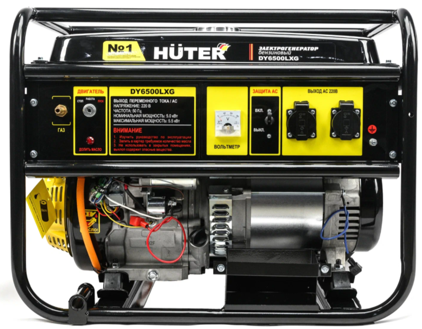 Гибридный Huter генератор гибридный газ бензин спец hg 6500 5 5 квт