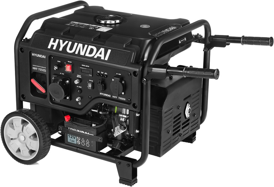 Бензиновый Hyundai HHY 7050Si генератор бензиновый hyundai hhy 7050si 5 квт инверторного типа