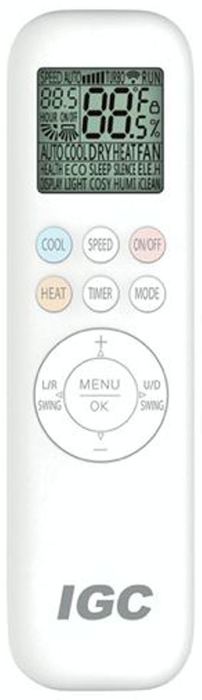 Настенный кондиционер IGC RAS-36NQR, цвет белый - фото 3