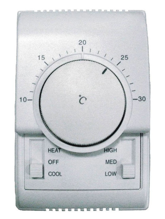 Индивидуальный проводной термостат для управления канальными четырехтрубными фанкойлами IGC проводной комнатный термостат бастион