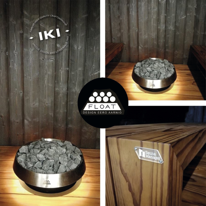Электрическая печь 15 кВт IKI Float by Eero Aarnio 13,8kW, цвет хром - фото 5