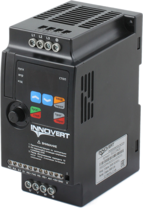 

Частотный INNOVERT, Черный, INNOVERT IVD302A21E