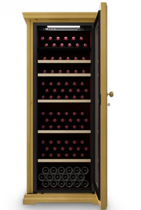 Отдельностоящий винный шкаф 101-200 бутылок IP Industrie CEXK 401 RU, цвет желтый - фото 4