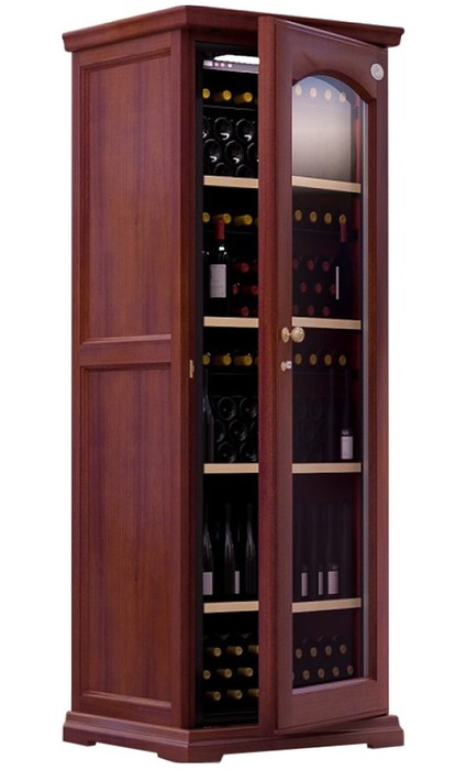 Отдельностоящий винный шкаф 101-200 бутылок IP Industrie CEXK 501 CU, цвет красный - фото 6