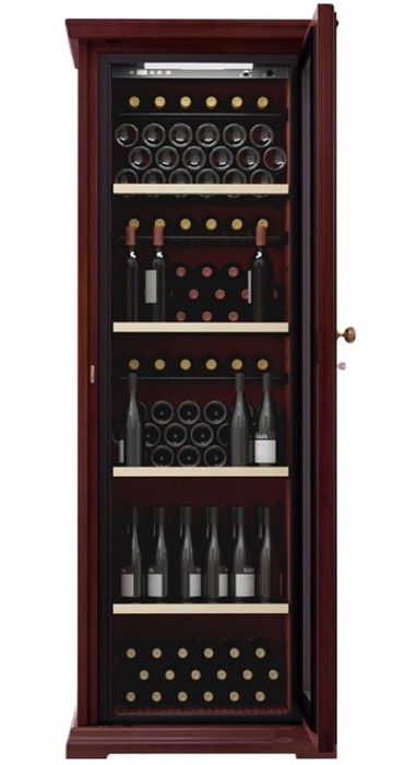 Отдельностоящий винный шкаф 101-200 бутылок IP Industrie CEXK 501 CU, цвет красный - фото 7