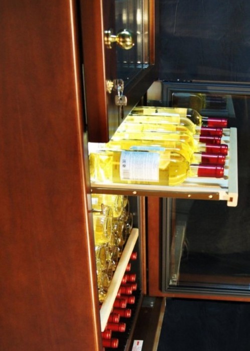 Отдельностоящий винный шкаф 101-200 бутылок IP Industrie CEXK 601 RU, цвет желтый - фото 5
