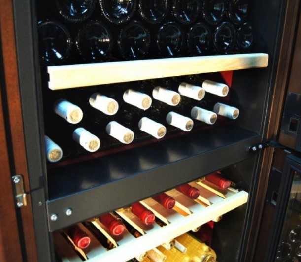 Отдельностоящий винный шкаф 101-200 бутылок IP Industrie CEXK 601 RU, цвет желтый - фото 7