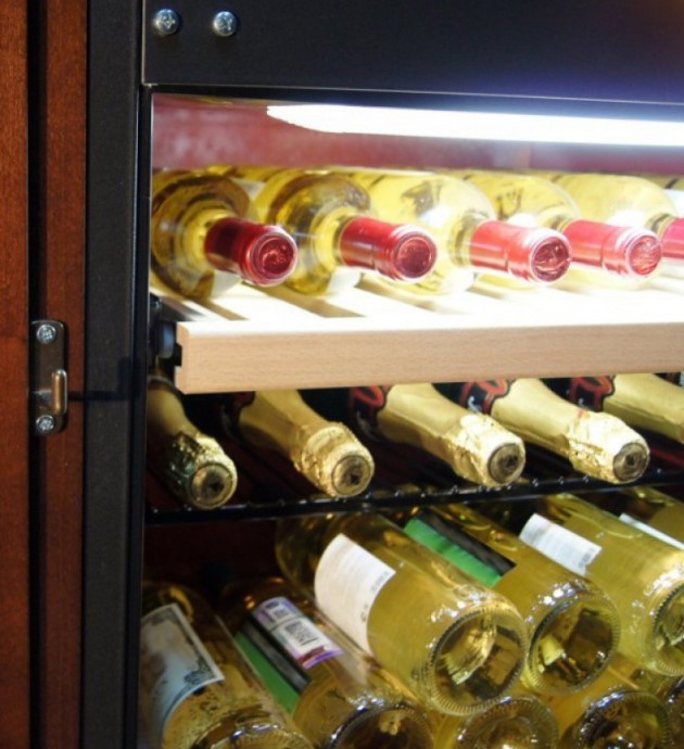 Отдельностоящий винный шкаф 101-200 бутылок IP Industrie CEXK 601 RU, цвет желтый - фото 9