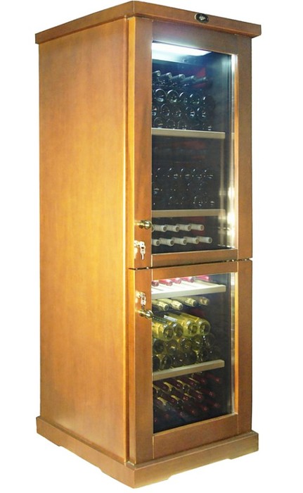 Отдельностоящий винный шкаф 101-200 бутылок IP Industrie CEXK 601 RU, цвет желтый - фото 1