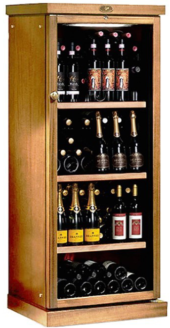 Отдельностоящий винный шкаф 101-200 бутылок IP Industrie CEXPK 401 RU, цвет желтый