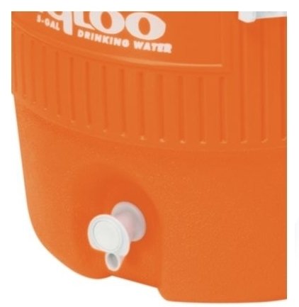 Современный изотермический контейнер Igloo 10 GAL Orange - фото 3