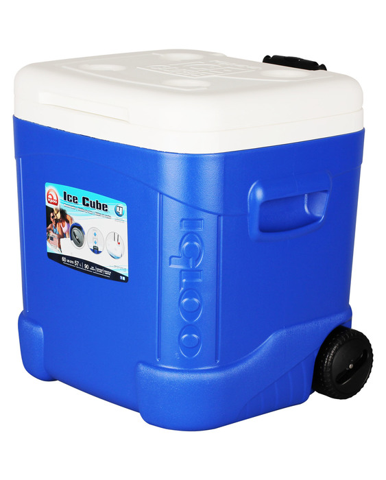 Термоконтейнер Igloo Ice Cube 60 Roller blue (45097) цена и фото