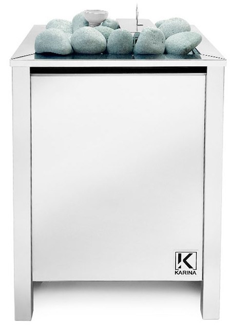 Электрическая печь 5 кВт Karina CLASSIC STEAM 4,5, цвет серый