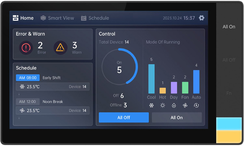 Центральный пульт сенсорный Kentatsu 1₽
