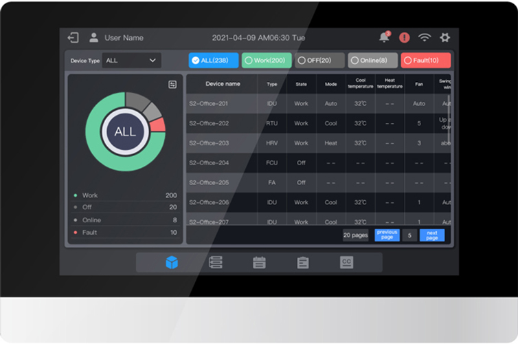 Центральный пульт сенсорный Kentatsu 1₽