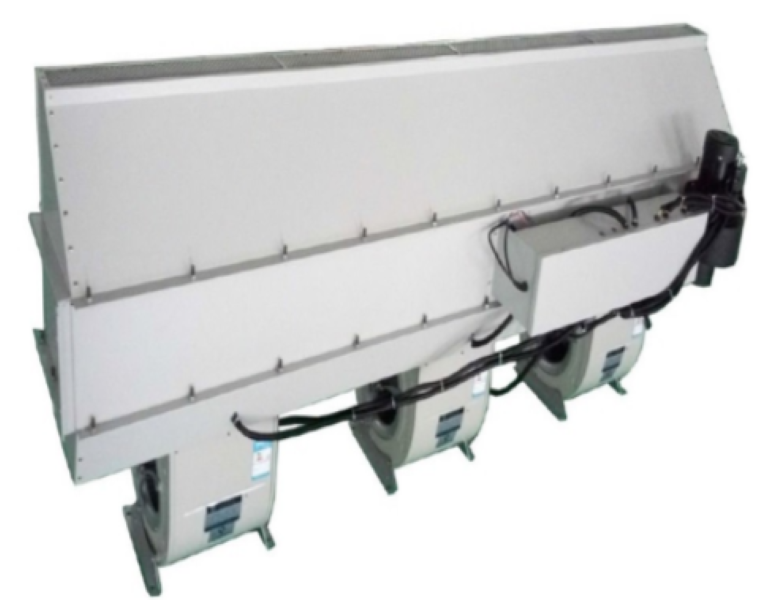 Электрическая тепловая завеса KeyWarm FM100N-4500H, цвет серый - фото 2