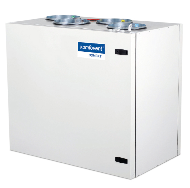

Приточно-вытяжная установка Komfovent, Komfovent Domekt-R-500-V (L/A F7/M5 ePM1 55/ePM10 50)